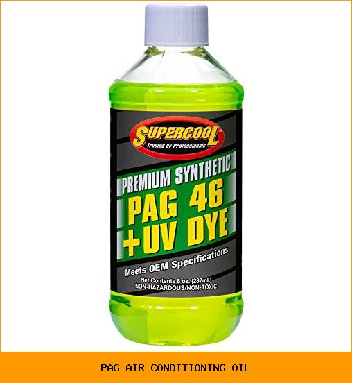 pag air conditioning oil